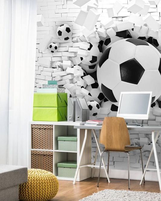 Voetbal fotobehang